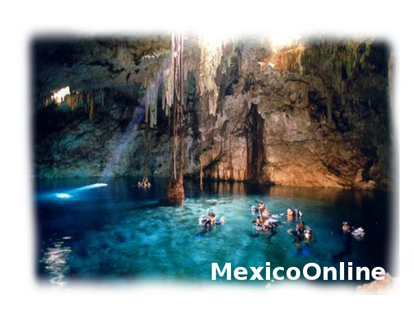 Cenote Bolonchojool in Yucatan in Mexico