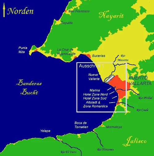 Bahia de Banderas, Banderas Bucht